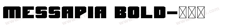 Messapia Bold字体转换